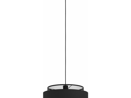 Φωτιστικό Οροφής 43668 Bazely 1/E27 Black Eglo Μέταλλο