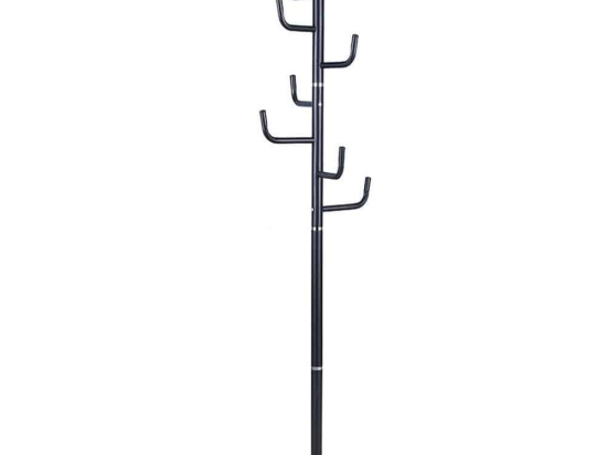 Καλόγερος Lorenda 226-000010 Φ37x175cm Black Μέταλλο