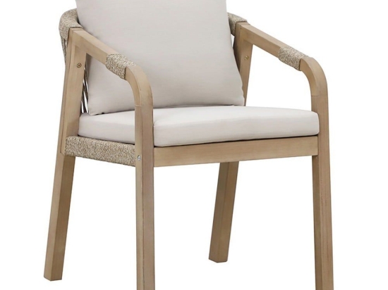 Πολυθρόνα Malibu 228-000007 66x55x75cm Beige-Natural