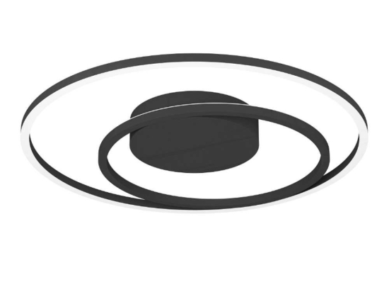 Φωτιστικό Οροφής - Πλαφονιέρα Calagrano-Z 900728 45x3,5cm Led IP20 Black Eglo