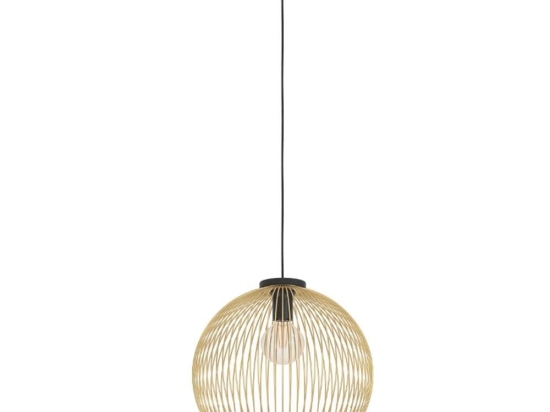 Φωτιστικό Οροφής Venezuela 901003 40x110cm 1xE27 Black-Gold Eglo