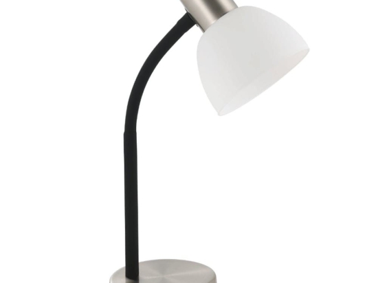 Φωτιστικό Γραφείου Macere 901061 22x12x34cm 1xE14 Nickel-White Eglo