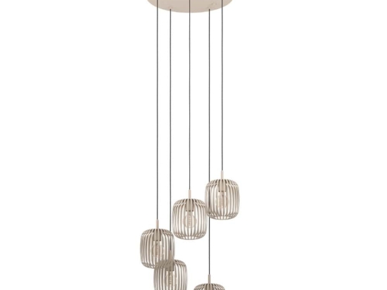 Φωτιστικό Οροφής Romazzina 901125 50x200cm 5xE27 Beige Eglo