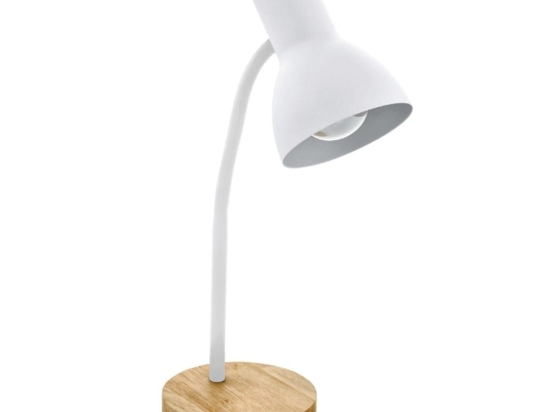 Φωτιστικό Επιτραπέζιο Veradal 98832 16x12,5x49cm 1xE27 White-Natural Eglo