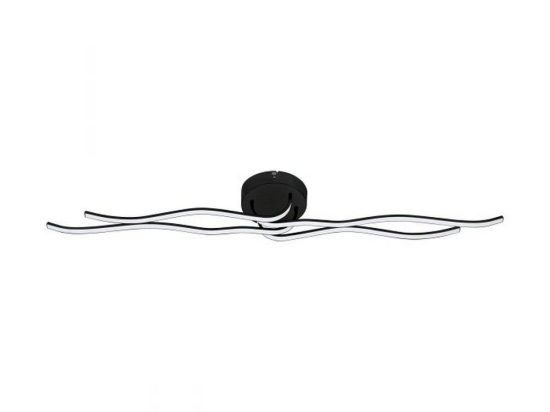 Φωτιστικό Οροφής-Πλαφονιέρα Led Roncade 1 99322 L-1160 3000K Black Eglo Αλουμίνιο, Πλαστικό