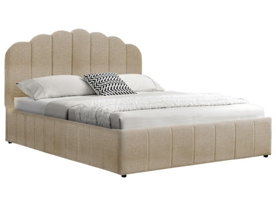 Κρεβάτι Tatiana (Για Στρώμα 160x200cm) 234-000002 Με Αποθηκευτικό Χώρο 218x175x122cm Beige Διπλό