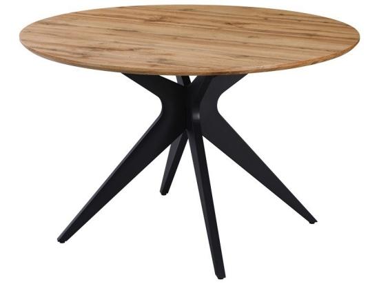 Τραπέζι Toda 235-000039 Φ120x75cm Sonoma-Black