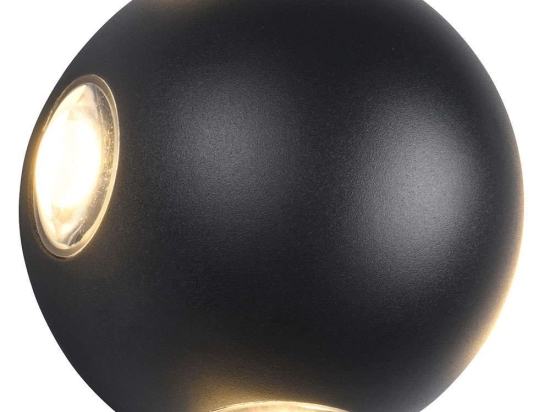 Φωτιστικό Τοίχου - Απλίκα Avisio 246760432 Φ10cm 4xLed 250lm 2W Black Trio Lighting