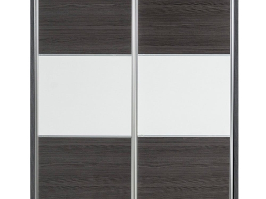 Ντουλάπα Δίφυλλη Chase 152,5x56,5x185cm Wenge Δίφυλλη