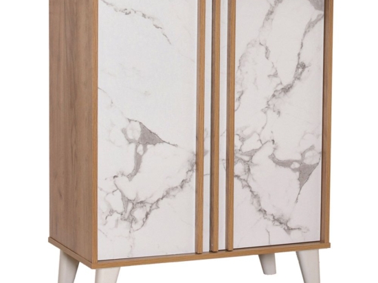 Παπουτσοθήκη - Ντουλάπι Kumen 249-000054 74x38x95cm Oak
