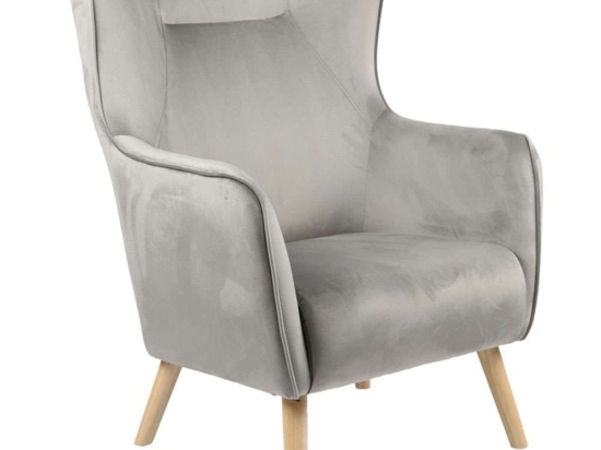 Πολυθρόνα - Μπερζέρα Insicive 255-000050 72x89x105cm Grey-Natural