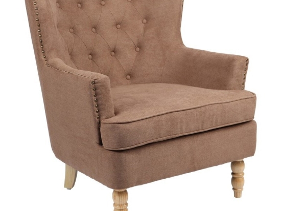 Πολυθρόνα Keisi 255-000065 81,5x84x92,5cm Brown
