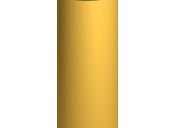 Καλάθι Απλύτων 30Lt 2560-603 25x60cm Matte Yellow Pam&Co Ανοξείδωτο Ατσάλι