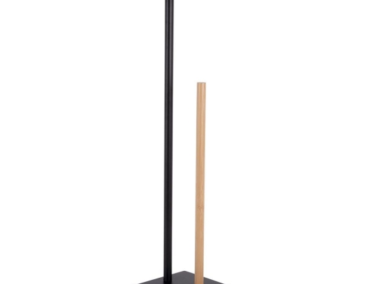 Βάση Χαρτιού Επιδαπέδια PT4054BK 16x67,5cm Black-Natural Present Time Μέταλλο,Bamboo