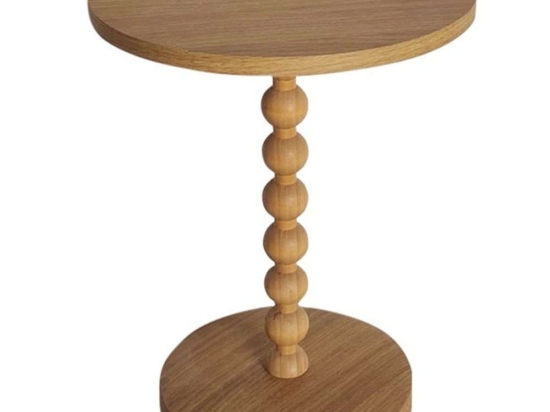 Τραπεζάκι Βοηθητικό Sylar 260-000016 Φ40x48cm Natural
