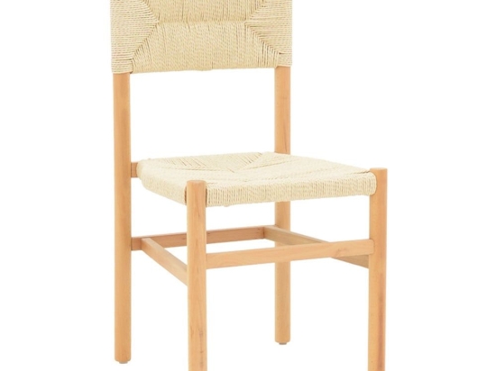 Καρέκλα Oarvine 263-000042 46x52x88cm Natural