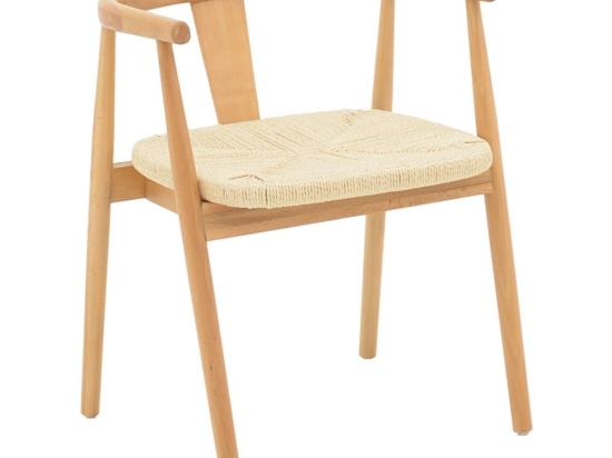 Πολυθρόνα Gernine 263-000048 56x49x73cm Natural