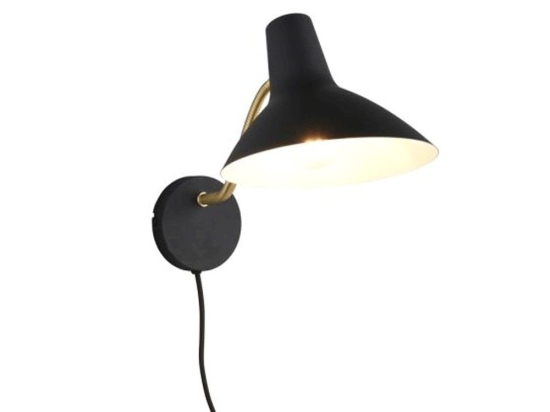 Φωτιστικό Τοίχου - Απλίκα Traveller 263470180 20x17x38cm 1xE27 10W Black-Gold Trio Lighting