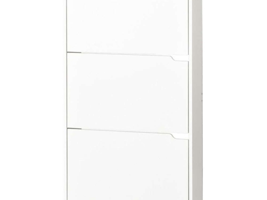 Παπουτσοθήκη Mia 265-000005 60x24x115cm White Μοριοσανίδα