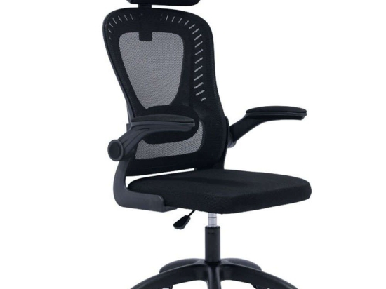 Καρέκλα Γραφείου Διευθυντή Delilah 275-000003 62x61x110/120cm Black