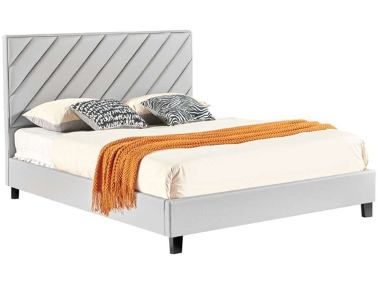 Κρεβάτι Franky (Για Στρώμα 160x200cm) 279-000008 206x166x116,5cm Grey Διπλό