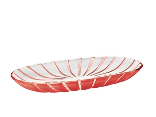 Πιατέλα Σερβιρίσματος Grace 27970065 Οβάλ 38Χ19 Red Guzzini Acrylic