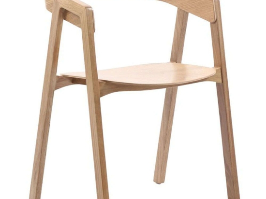Πολυθρόνα Rayson 281-000004 54x56x78cm Natural Ξύλο