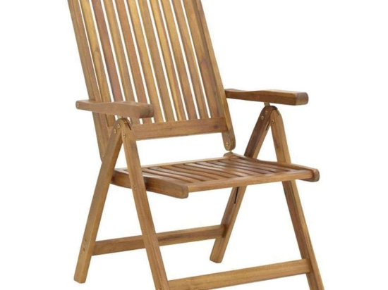 Πολυθρόνα Πτυσσόμενη Zerco 282-000006 61x65x110cm Natural