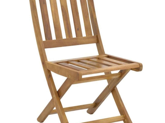 Καρέκλα Πτυσσόμενη Elijie 282-000016 45x62x90cm Natural