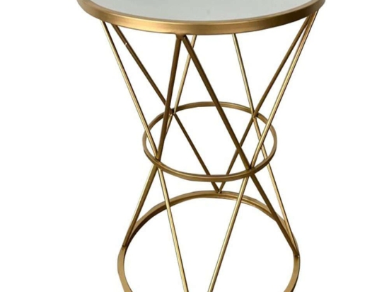 Τραπεζάκι Βοηθητικό Vogarton 295-000012 40x40x56cm Gold