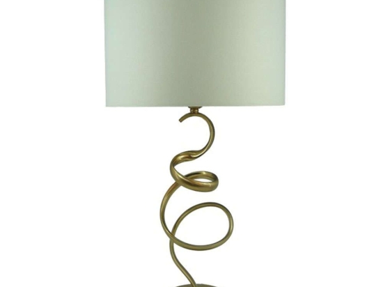 Φωτιστικό Επιτραπέζιο Valou 300-000014 Φ35x65cm Ε27 60W Gold-White Inart