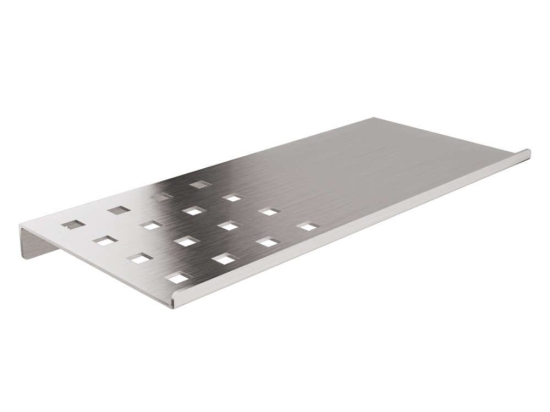 Ράφι Μπάνιου 3015-011 28x15x1cm Matte Inox Pam&Co Ανοξείδωτο Ατσάλι