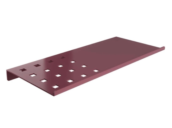 Ράφι Μπάνιου 3015-153 28x15x1cm Matte Bordeaux Pam&Co Ανοξείδωτο Ατσάλι