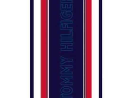 Πετσέτα Θαλάσσης Cruiser Navy Tommy Hilfiger Θαλάσσης 100% Βαμβάκι