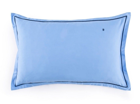 Μαξιλαροθήκη Arthur 2 698663 Light Blue Tommy Hilfiger 50X80 100% Βαμβακοσατέν