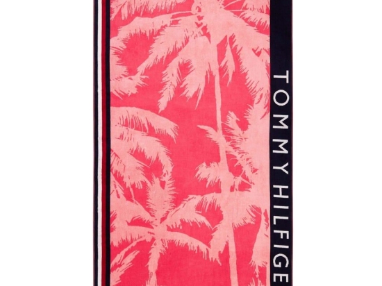 Πετσέτα Θαλάσσης Paradise Pink Tommy Hilfiger Θαλάσσης 90x160cm 100% Βαμβάκι