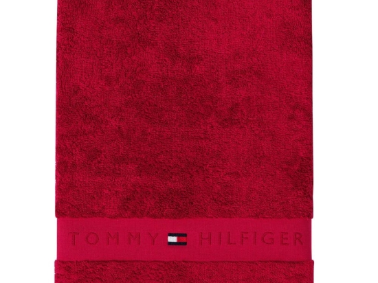 Πετσέτα Legend 221323 Red Tommy Hilfiger Σώματος 100x150cm 100% Βαμβάκι