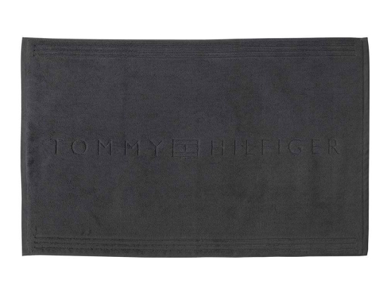 Ταπέτο Μπάνιου Legend Steel Grey Tommy Hilfiger 50 X 80 50x80cm 100% Βαμβάκι