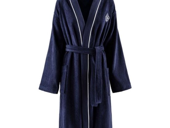 Μπουρνούζι Iconic 2 Eponge 221866 Navy Tommy Hilfiger