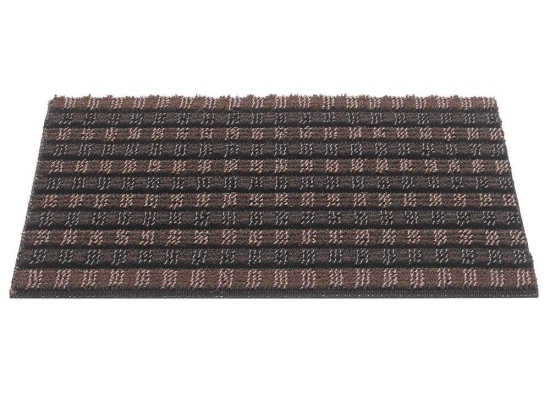Πατάκι Εισόδου Quadro Scrape 006 40X60cm Brown Sdim 40Χ60