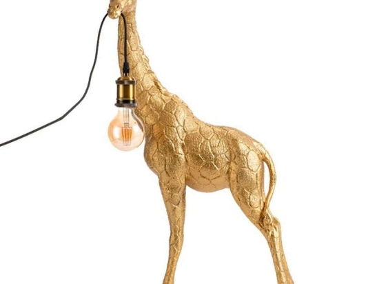 Φωτιστικό Επιτραπέζιο Gasbo 306-000016 41x24x79cm E27 60W Gold Inart