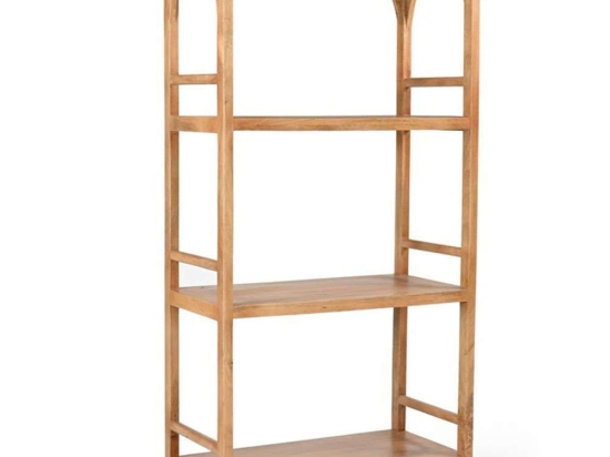 Βιβλιοθήκη Novel 307-000001 76x40,5x152cm Natural