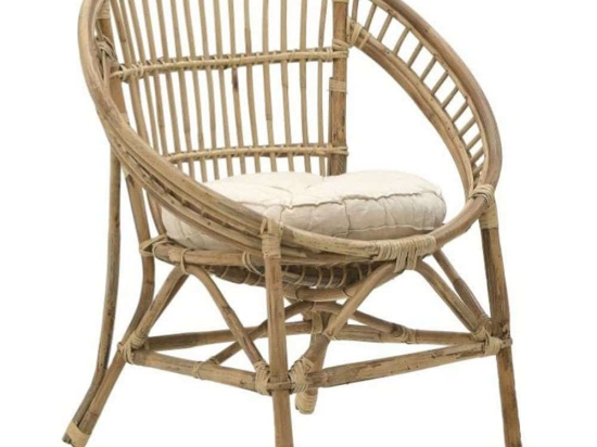 Πολυθρόνα Blore 309-000003 68x48x81cm Natural