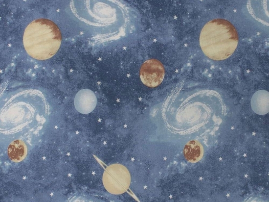 Πάνα Χασέ Milky Way 185 Blue DimCol 80x80cm 100% Βαμβάκι