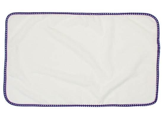 Σελτεδάκι Βρεφικό Αδιάβροχο 133 Πουά White-Purple DimCol 50x80cm 100% Βαμβάκι