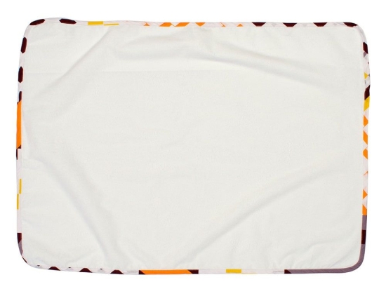 Σελτεδάκι Βρεφικό Αδιάβροχο 117 Orange-Bordo DimCol 67x90cm 100% Βαμβάκι