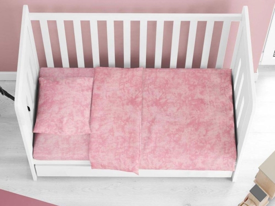 Πάπλωμα Βρεφικό Premium Shadow 617 Pink DimCol 120x160cm 100% Βαμβάκι