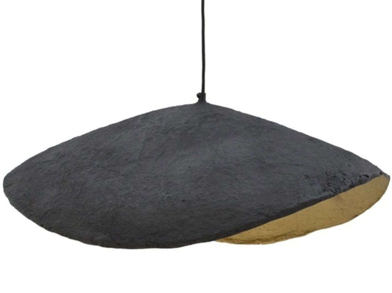Φωτιστικό Οροφής Lampi 317-000006 71x53x123cm E27 40W Black-Gold Inart
