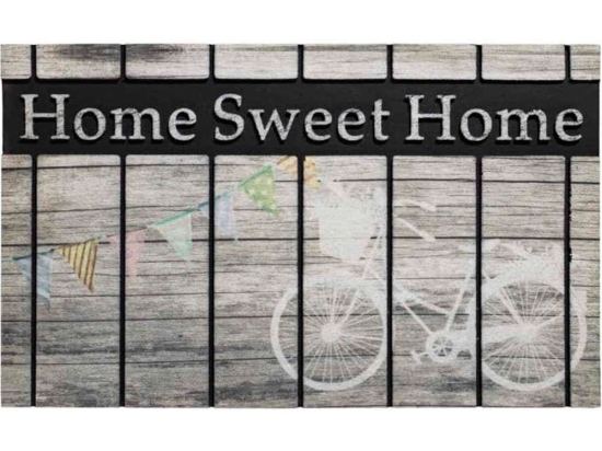 Πατάκι Εισόδου Residence Bycicle 016 45x75cm Beige-Grey Sdim 45X75