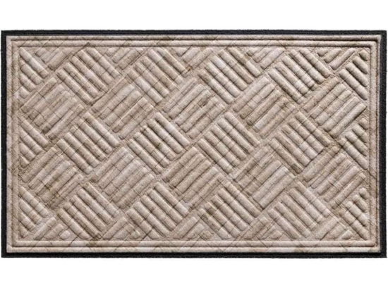 Πατάκι Εισόδου Amaron Reed 001 45x75cm Beige Sdim 45X75
